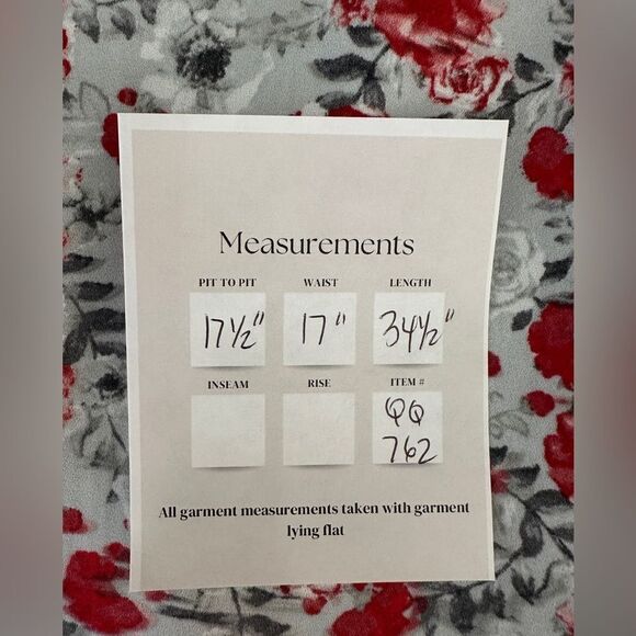 Kensie Windy Roses Floral Sleeveless Shift Dress Multi-Color Rear Zip Size S - Picture 13 of 13